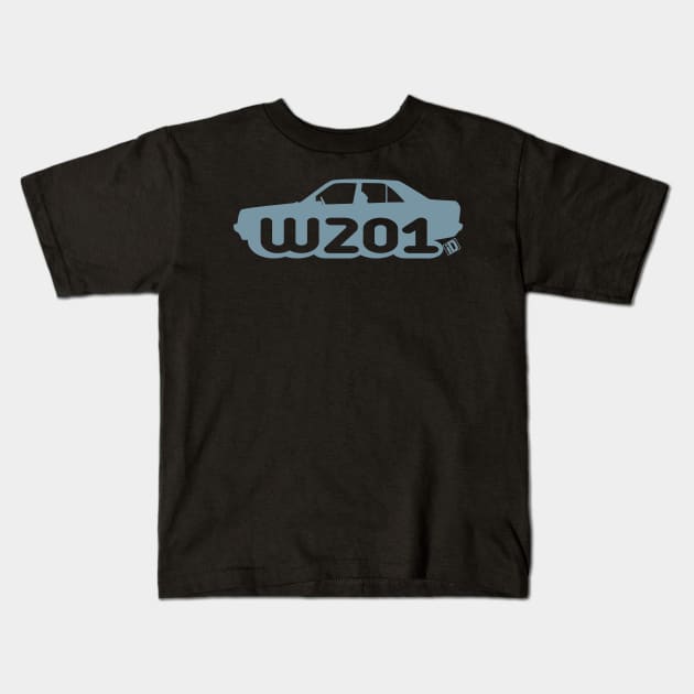 W201 Kids T-Shirt by iDubberEuroApparel